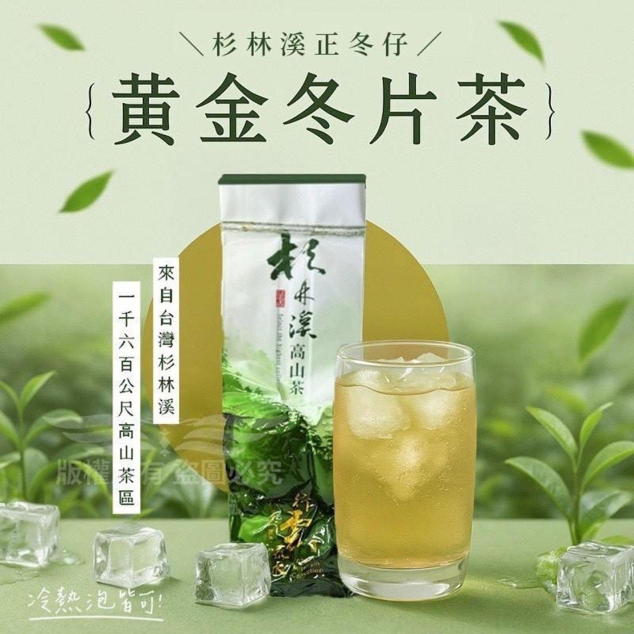 衫林溪正冬仔黃金冬片茶茶包50入