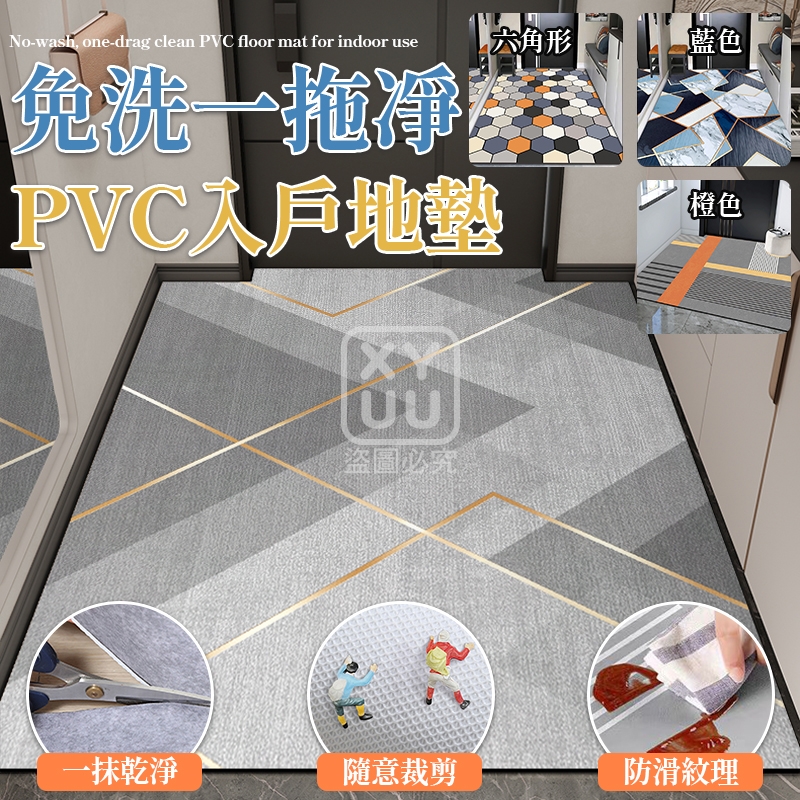 免洗一拖凈PVC入戶地墊