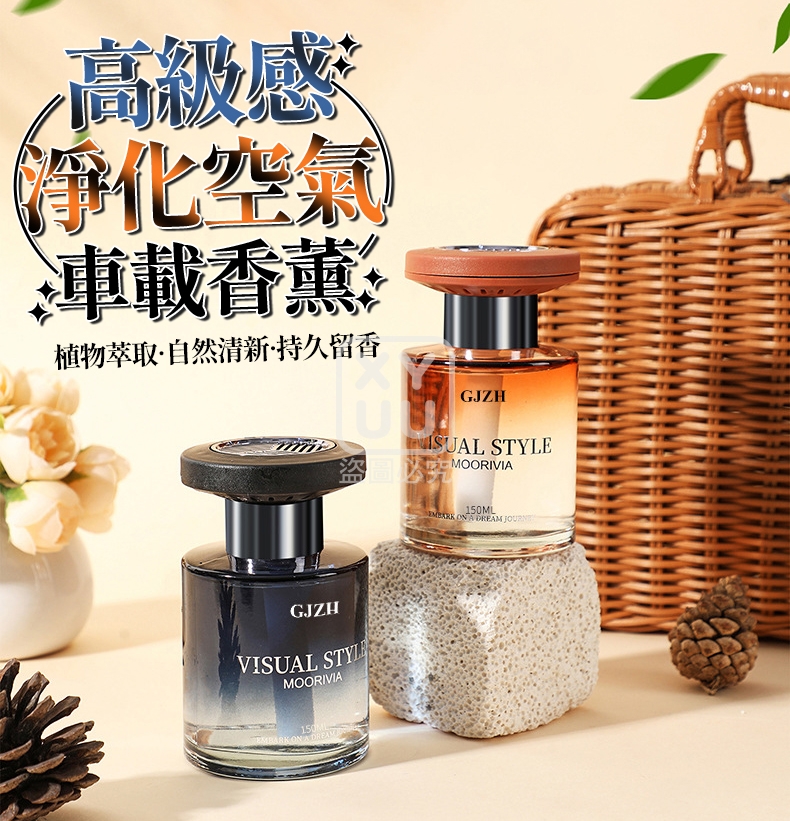 (2個)高級感淨化空氣車載香薰