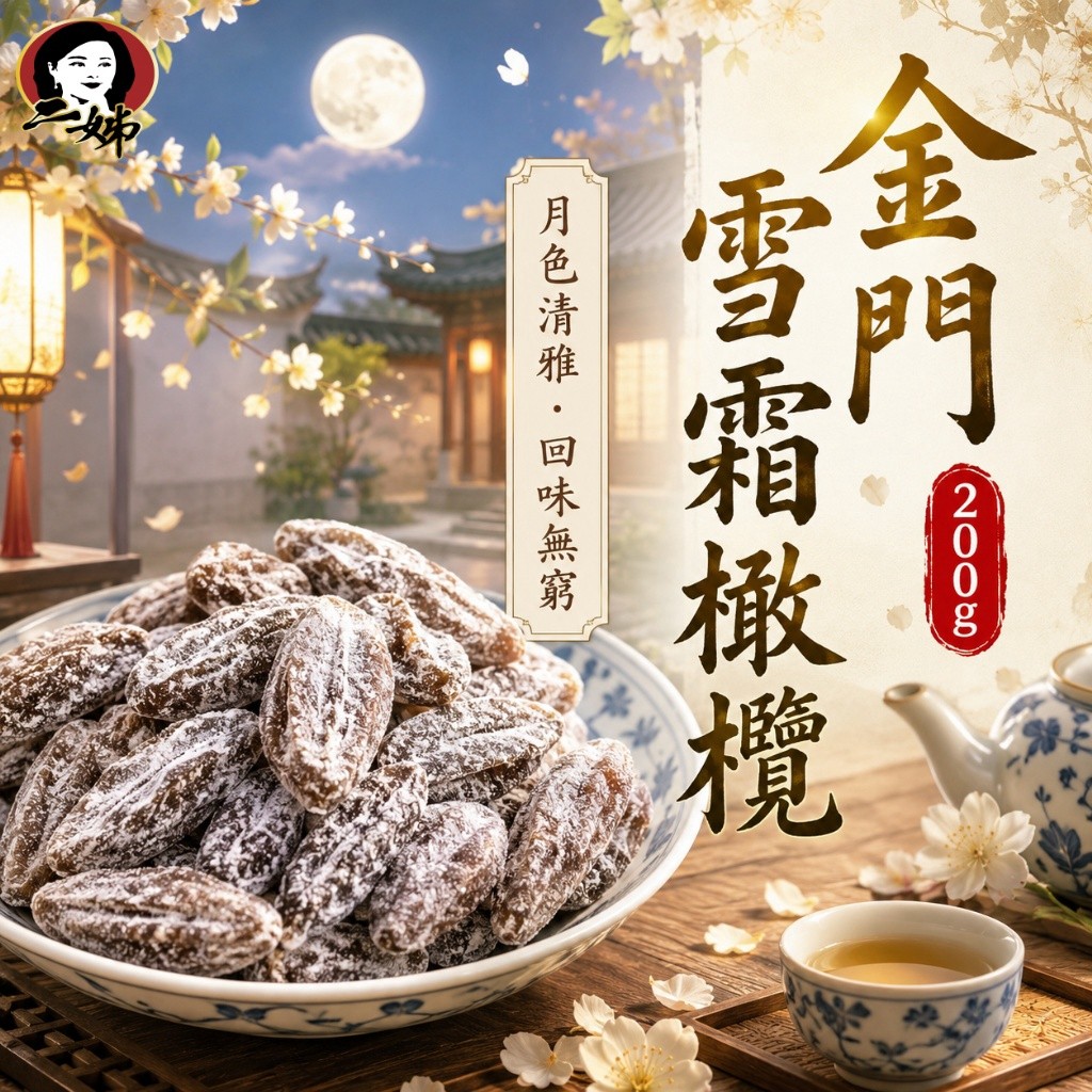 金門古早味人氣必買金門雪霜橄欖200g